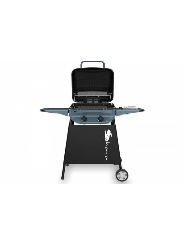 Гриль газовый SAHARA 2 BURNER RAPID ASSEMBLY PLUS, ЧЕРНЫЙ/СЕРЫЙ