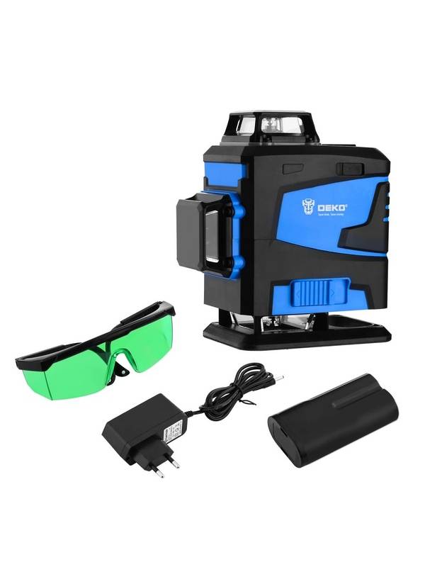 Уровень лазерный самовыравнивающийся DEKO DKLL16GB SET5