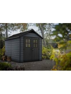 Хозяйственный блок Newton 7511 (8 м2) ДПК, серый