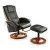 TV-кресло Calviano 92 с пуфом (черное, массаж)
