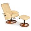 TV-кресло Calviano 20 с пуфом (бежевое, массаж)