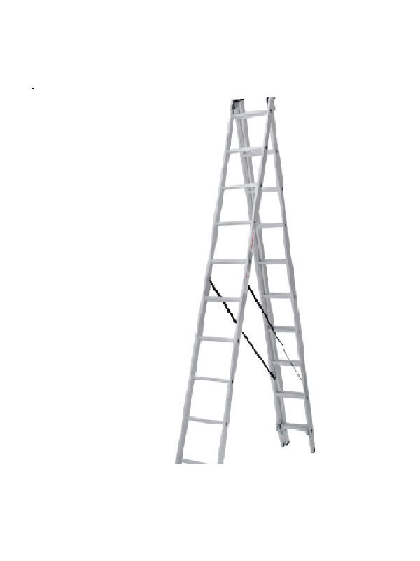 Лестница 3х10 трехсекционная ал., серия NV123 Новая высота