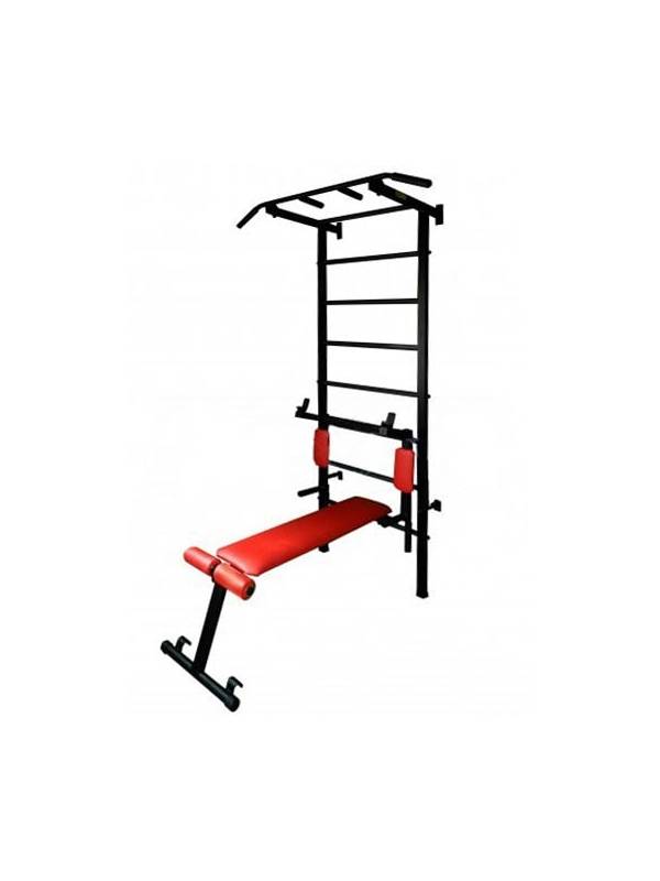 Шведская стенка ЭКТА PRO 3 (черно-красная)