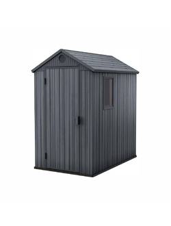 Хозблок пластиковый Darwin 4*6 (2,4 м2), графит