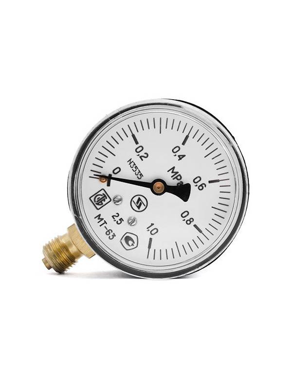 Манометр для автоклава МТ-63 0-0,6 МПа Novogas