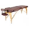 Массажный стол Atlas Sport 60 см складной 3-с деревянный (коричневый)