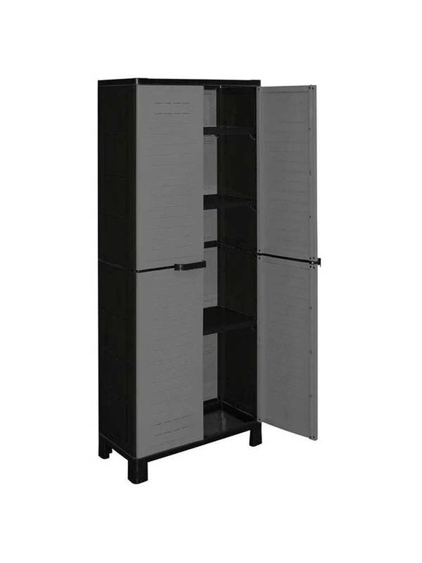 Шкаф AirSpire, высокий, графит/серый