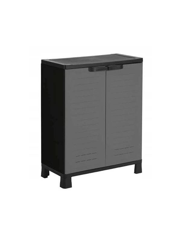 Шкаф AirSpire, низкий, графит/серый