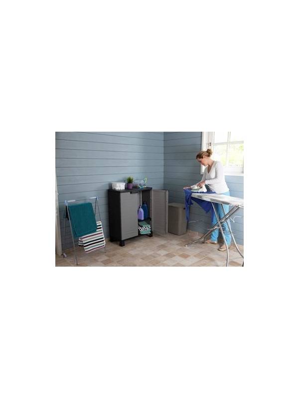 Шкаф AirSpire, низкий, графит/серый