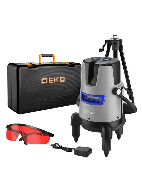 Уровень лазерный самовыравнивающийся в кейсе DEKO DKLL02RB PRO SET 2 PREMIUM