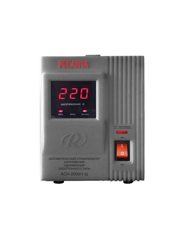 Стабилизатор напряжения напольный Ресанта АСН-2000/1-Ц