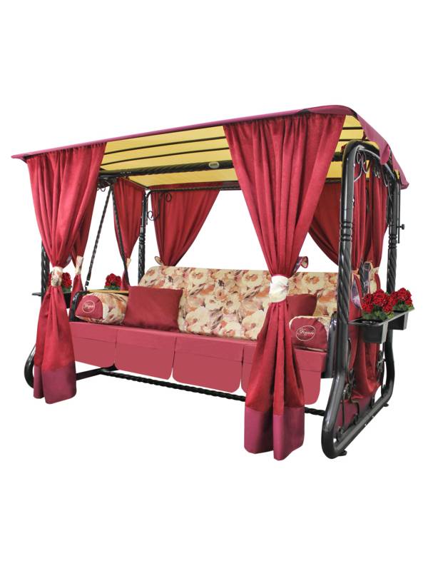 Качели садовые Arno Усадьба 2020-КД-4 (бордо)