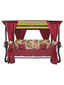 Качели садовые Arno Усадьба 2020-КД-4 (бордо)