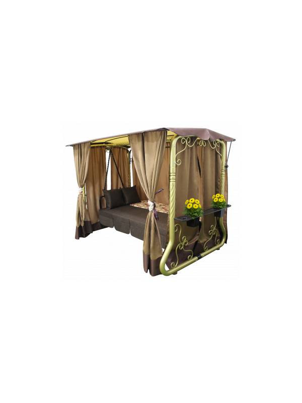 Качели садовые Arno Усадьба 2020-КД-4 (золото)