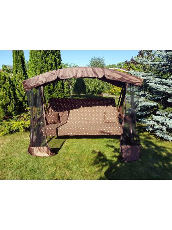 Мягкий элемент (сиденье) с подголовником для садовых качелей 2000х530 (с323)