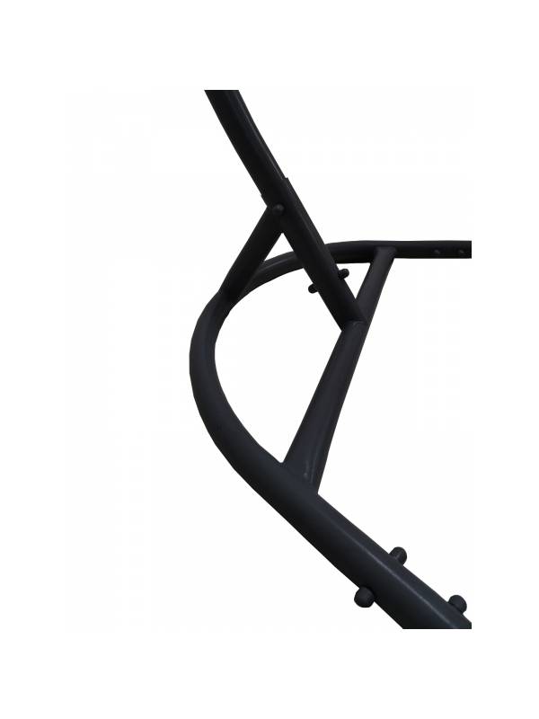 Подвесное кресло-кокон Грейс с1257/126/27 (серый + красный)