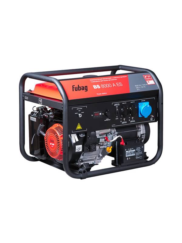 Генератор бензиновый FUBAG BS 8000 A ES с электростартером и коннектором автоматики
