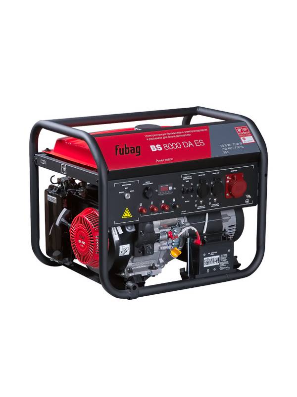 Генератор бензиновый FUBAG BS 8000 DA ES с электростартером и коннектором автоматики