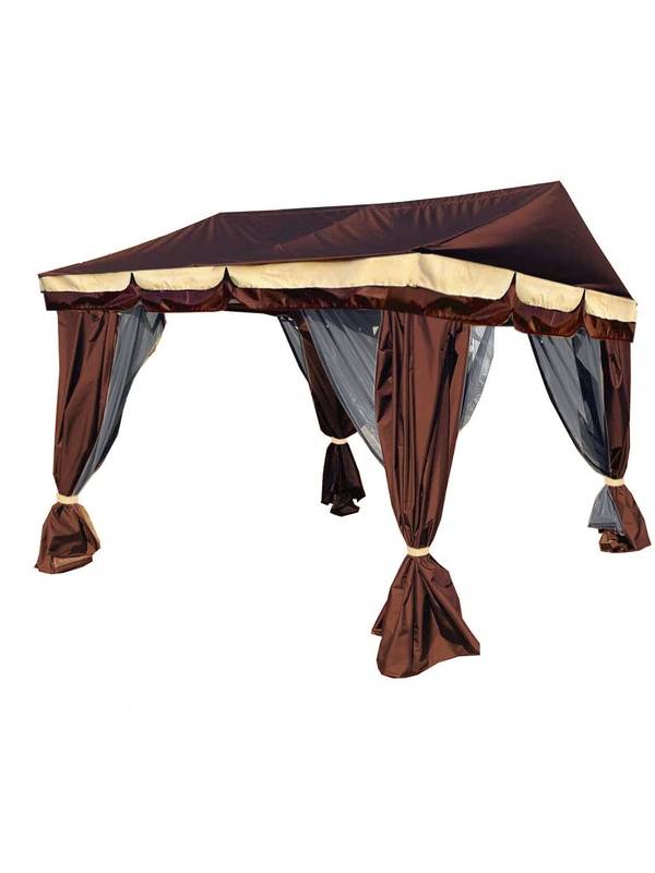 Садовый шатер "Оазис" (коричневый) 3200*3000 мм