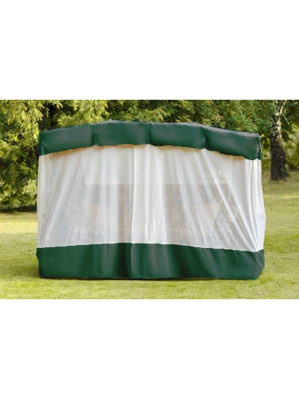 Тент с москитной сеткой для качелей Турин (зеленый, 2130х1430 мм)