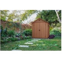 Хозблок пластиковый Darwin shed 6x8 indoor, коричневый
