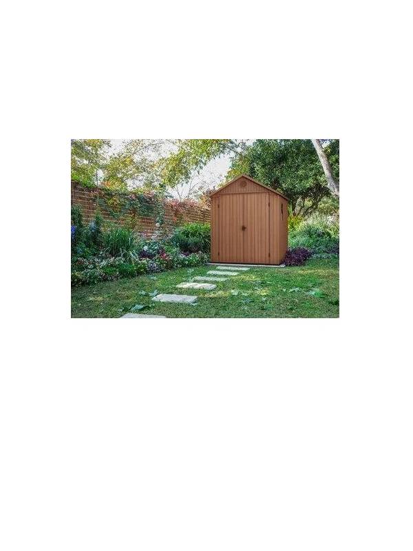 Хозблок пластиковый Darwin shed 6x8 indoor, коричневый