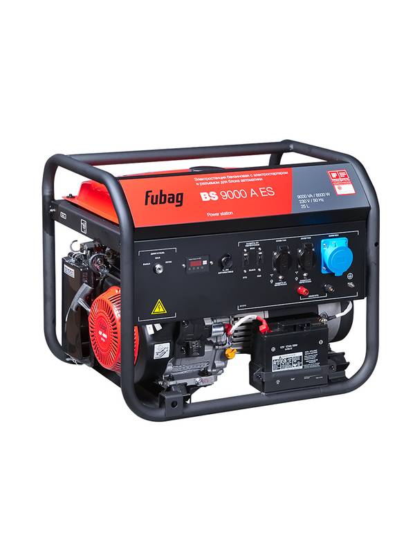 Генератор бензиновый FUBAG BS 9000 A ES с электростартером и коннектором автоматики