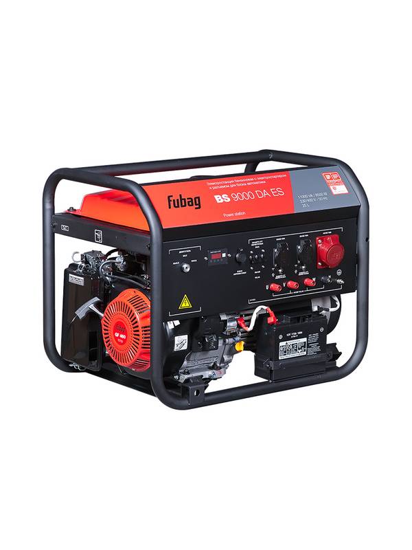 Генератор бензиновый FUBAG BS 9000 DA ES с электростартером и коннектором автоматики