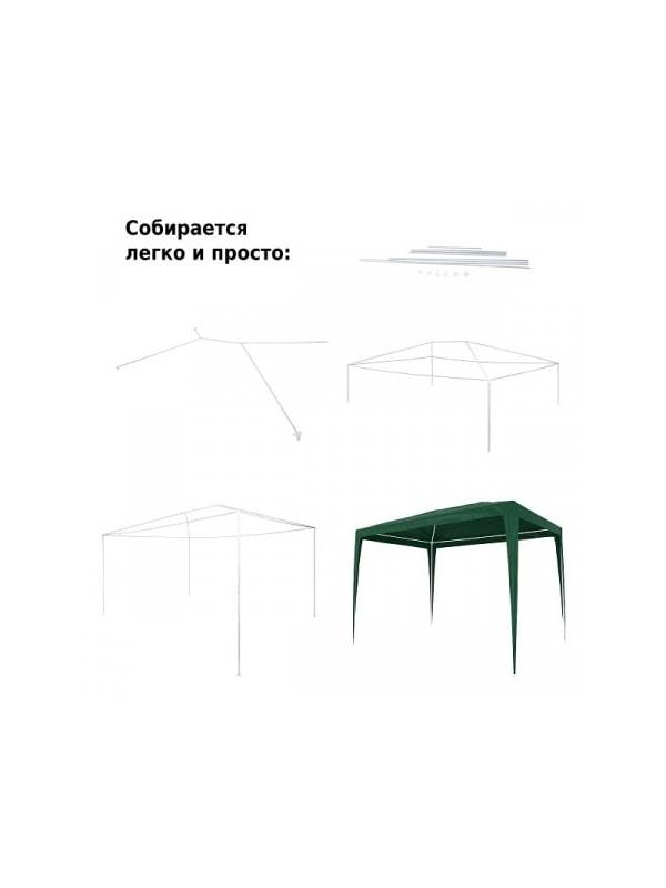 Садовый тент-шатер Green Glade 1004 (полиэтилен, 2х3х2,5)