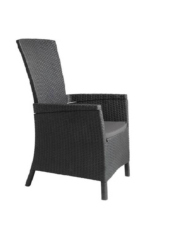 Кресло Vermont с наклонной спинкой, графит