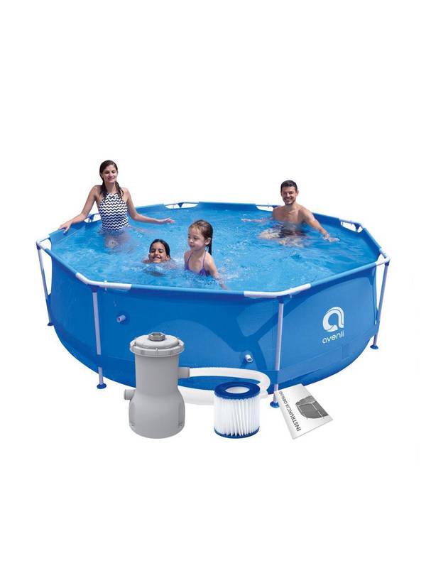 Каркасный бассейн Avenli 305 х 76 см + фильтр-насос для воды
