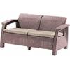 Скамья двухместная CORFU II LOVE SEAT, капучино