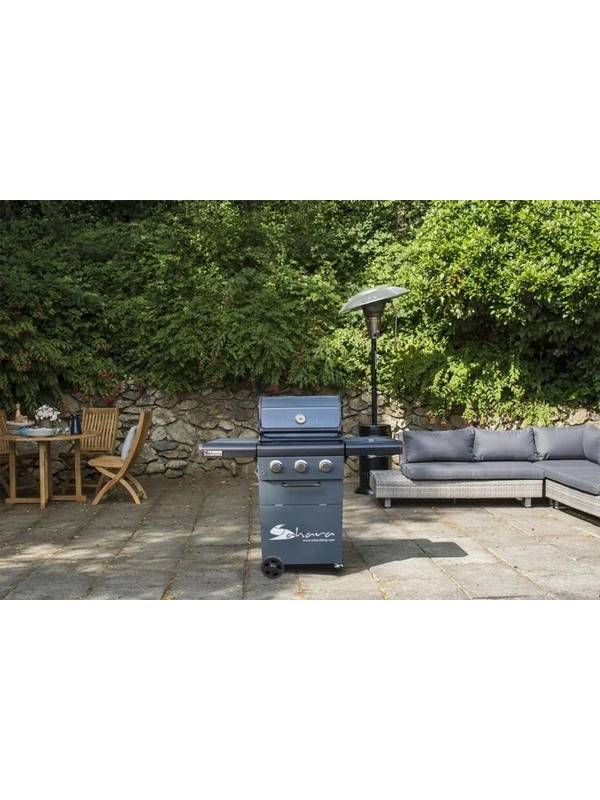 Гриль газовый Sahara X350 3 Burner BBQ, дымчатый