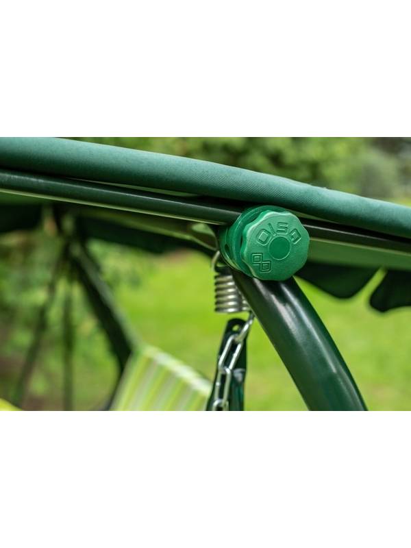 Фиксатор крыши (узел А) для садовых качелей Ольса (черный) компл. 2шт.