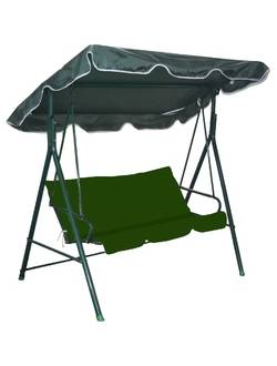 Качели садовые Зорка ( зеленые )
