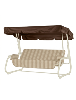 Тент для качелей Родео, Новара коричневый 2100*1455мм